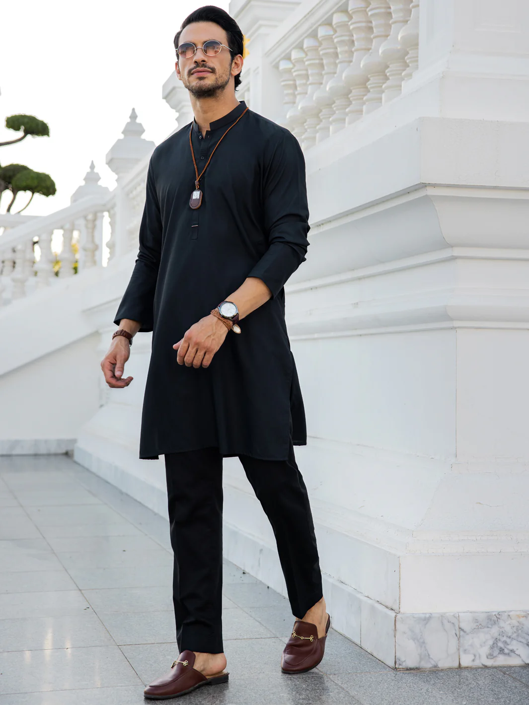 BLACK KURTA | AL-K-US-24-1148C