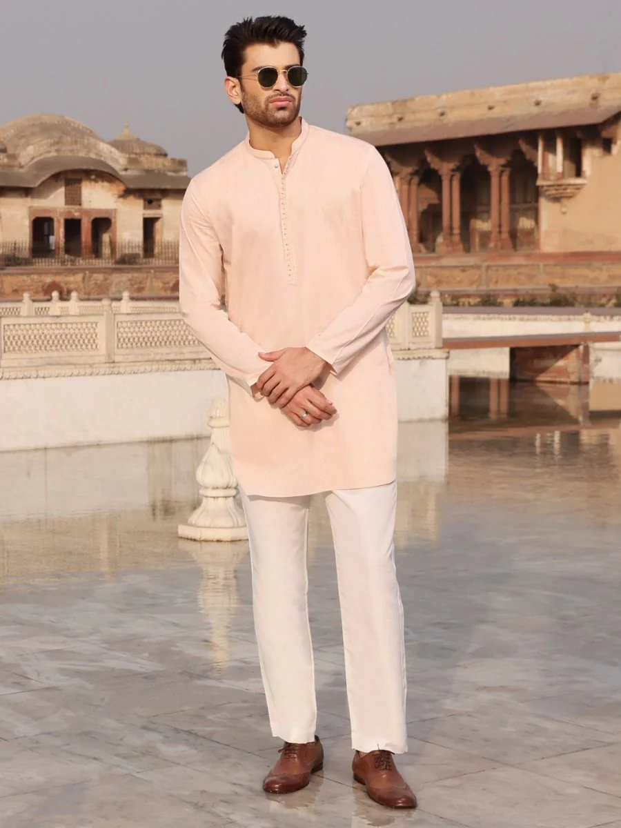 PINK COTTON KURTA | AL-K-US-892 V-2 2021
