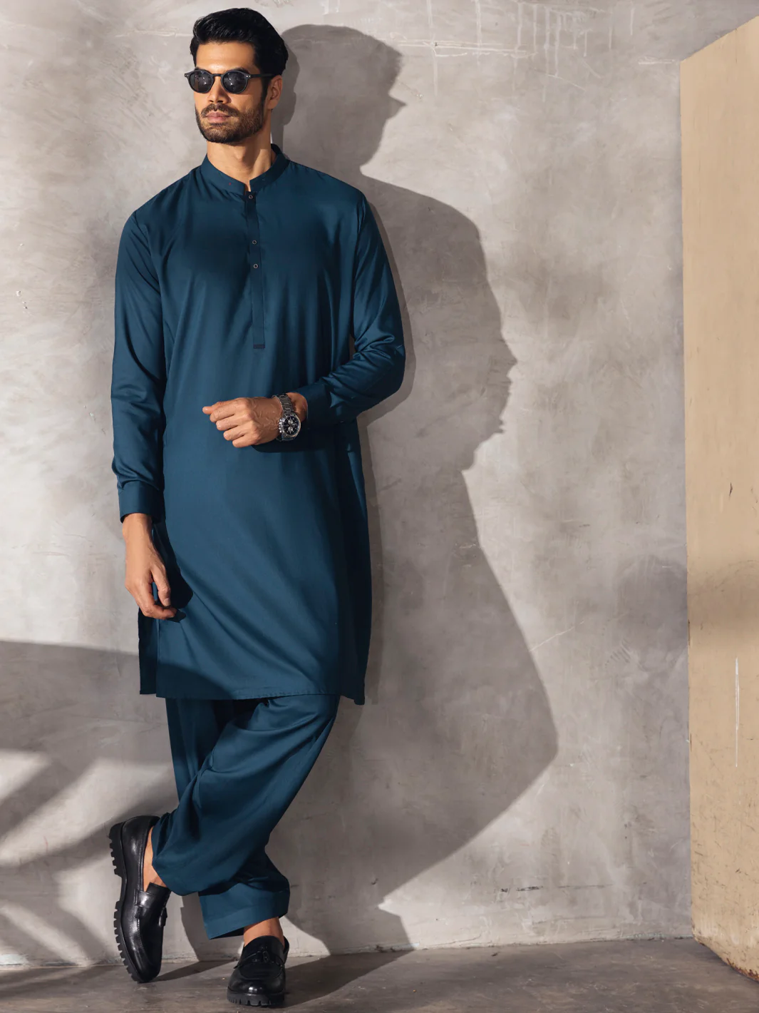 GREEN KAMEEZ SHALWAR | AL-KS-US-2677/AM-999D