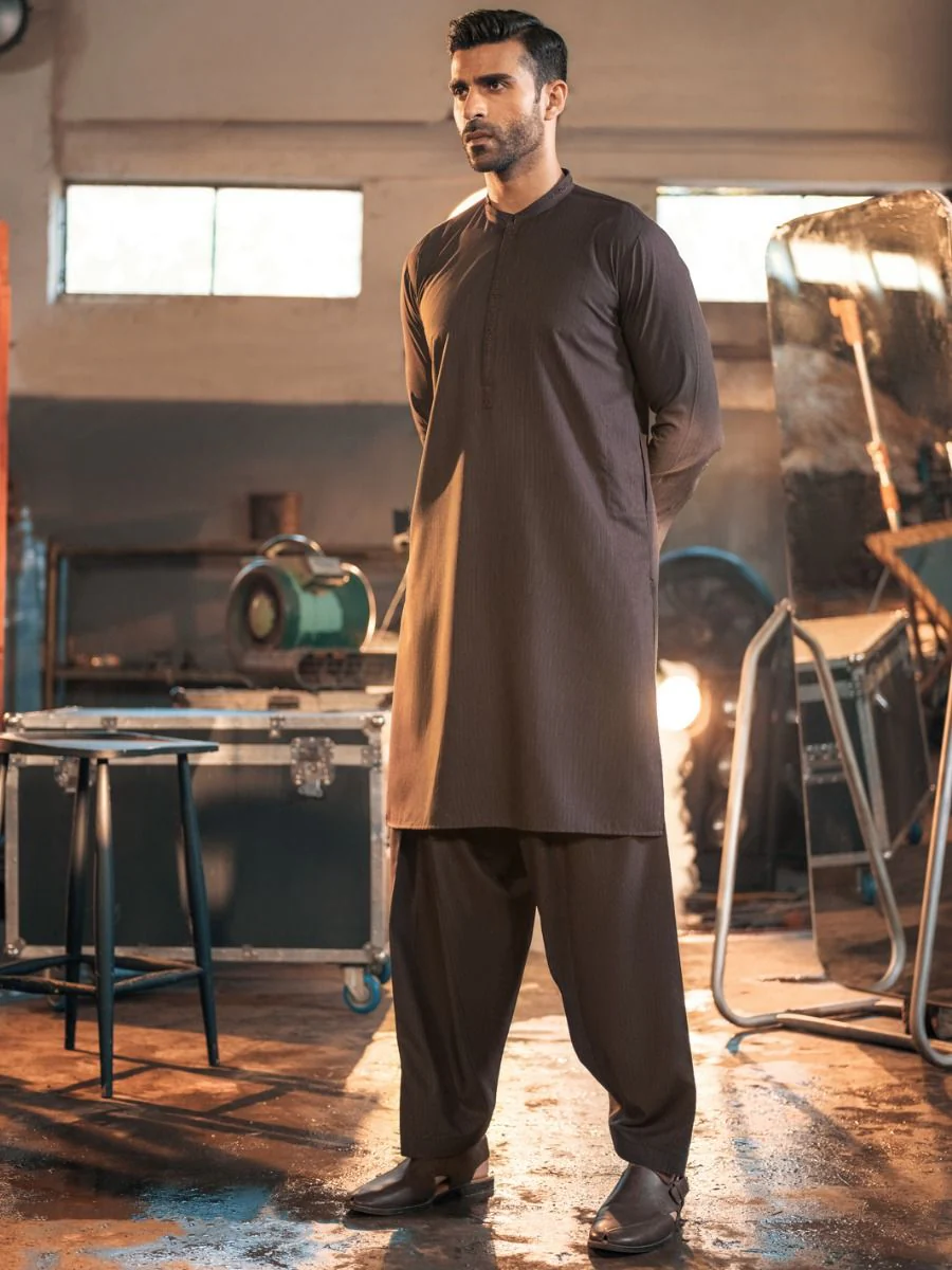 DULL PURPLE VISCOSE KAMEEZ SHALWAR | AL-KS-US-2683/AM-5005C