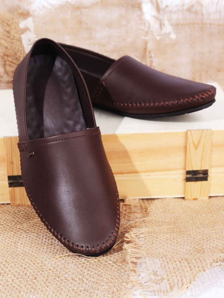 COFFEE LEATHER SHOES | AL-MSHO-US-012-R1-21