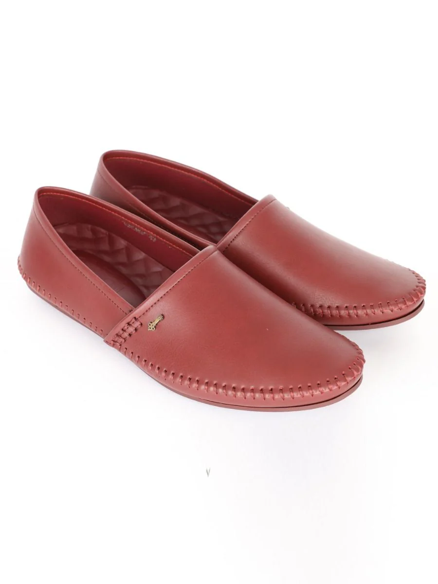 BLUISH RUST LEATHER SHOES | AL-MSHO-US-020-21