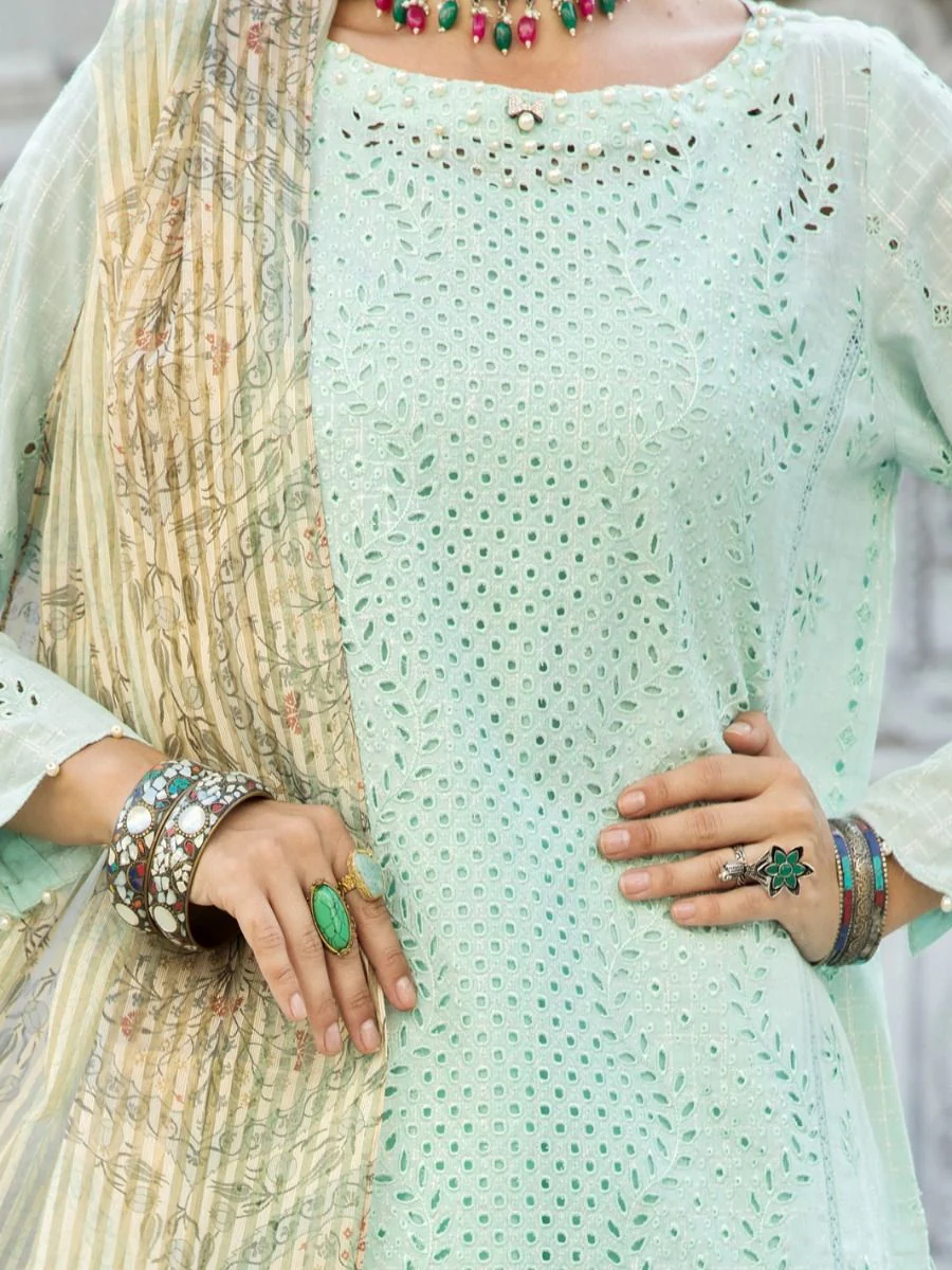 FEROZI COTTON JACQUARD 3PC STITCHED | ALP-3PS-US-1187/S FB-1173B - Image 3
