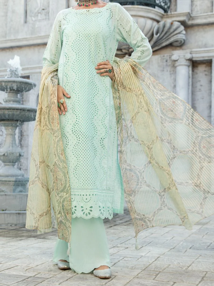 FEROZI COTTON JACQUARD 3PC STITCHED | ALP-3PS-US-1187/S FB-1173B - Image 4