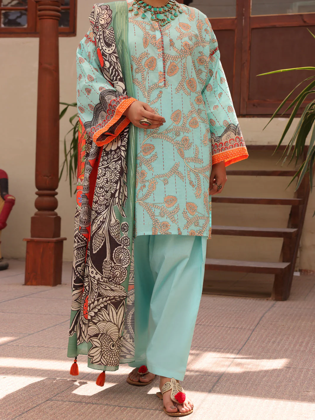 AQUA 3PC STITCHED | ALP-3PS-US-1605/S FB-1605A