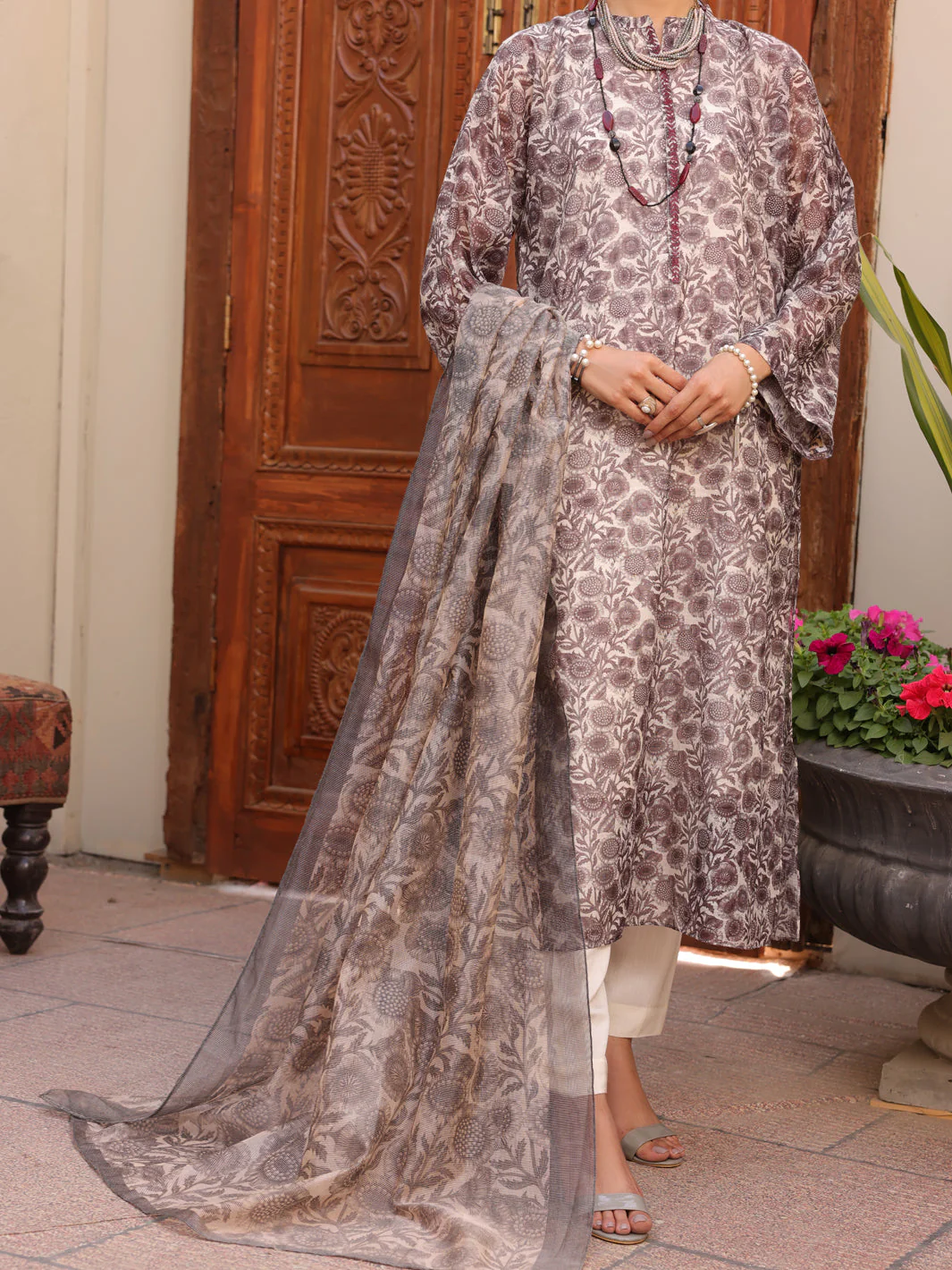 GREY 3PC UNSTITCHED | ALP-3PS-US-1616 FB-1616A