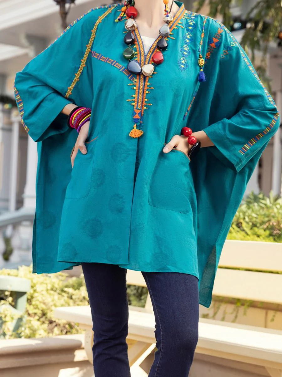 SEA GREEN KURTI | ALP-LK-US-1359/FB-1359A