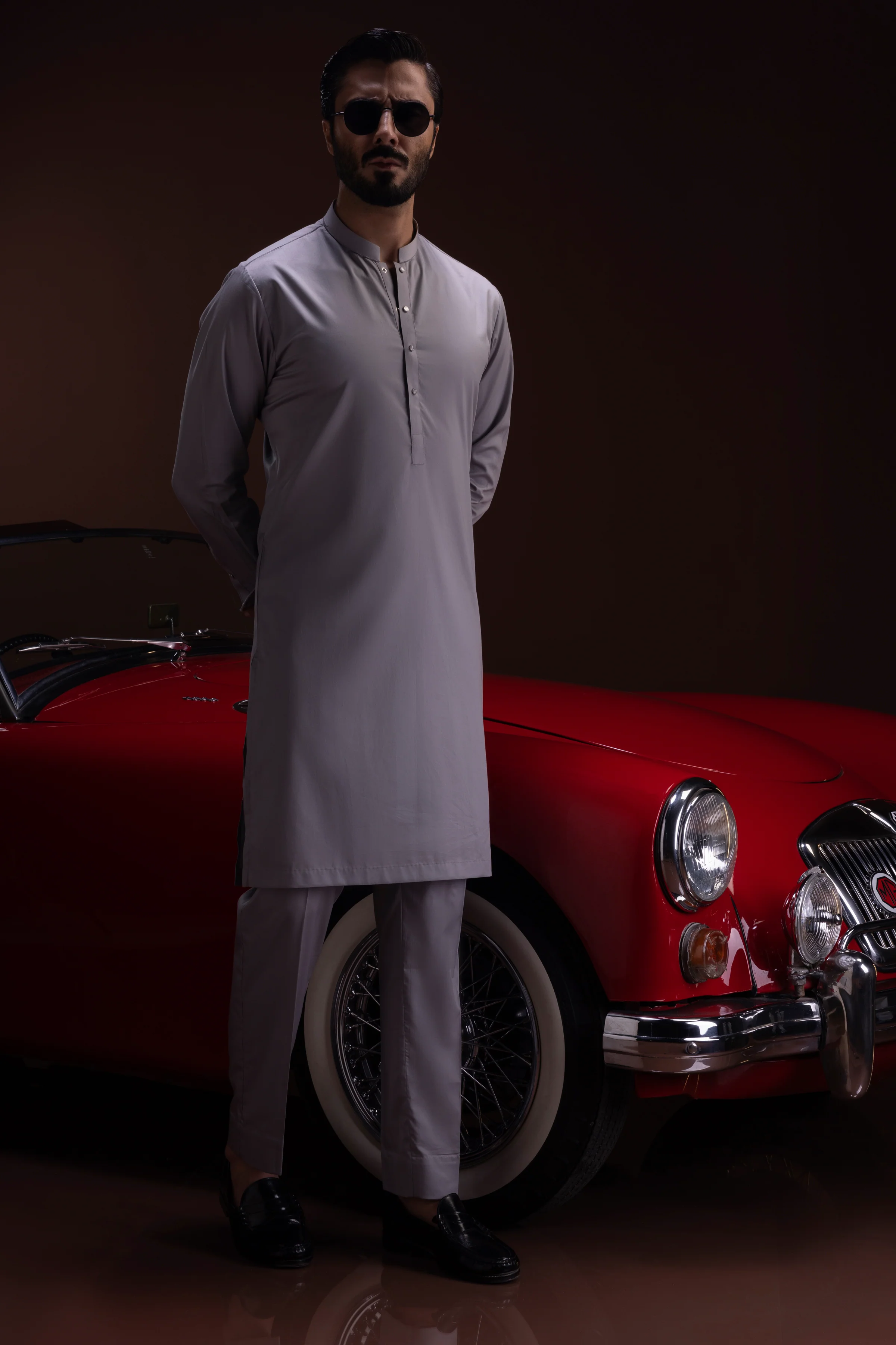 GREY KURTA TROUSERS | CCMKT-S-US-39390-4/4-SALAMANCA