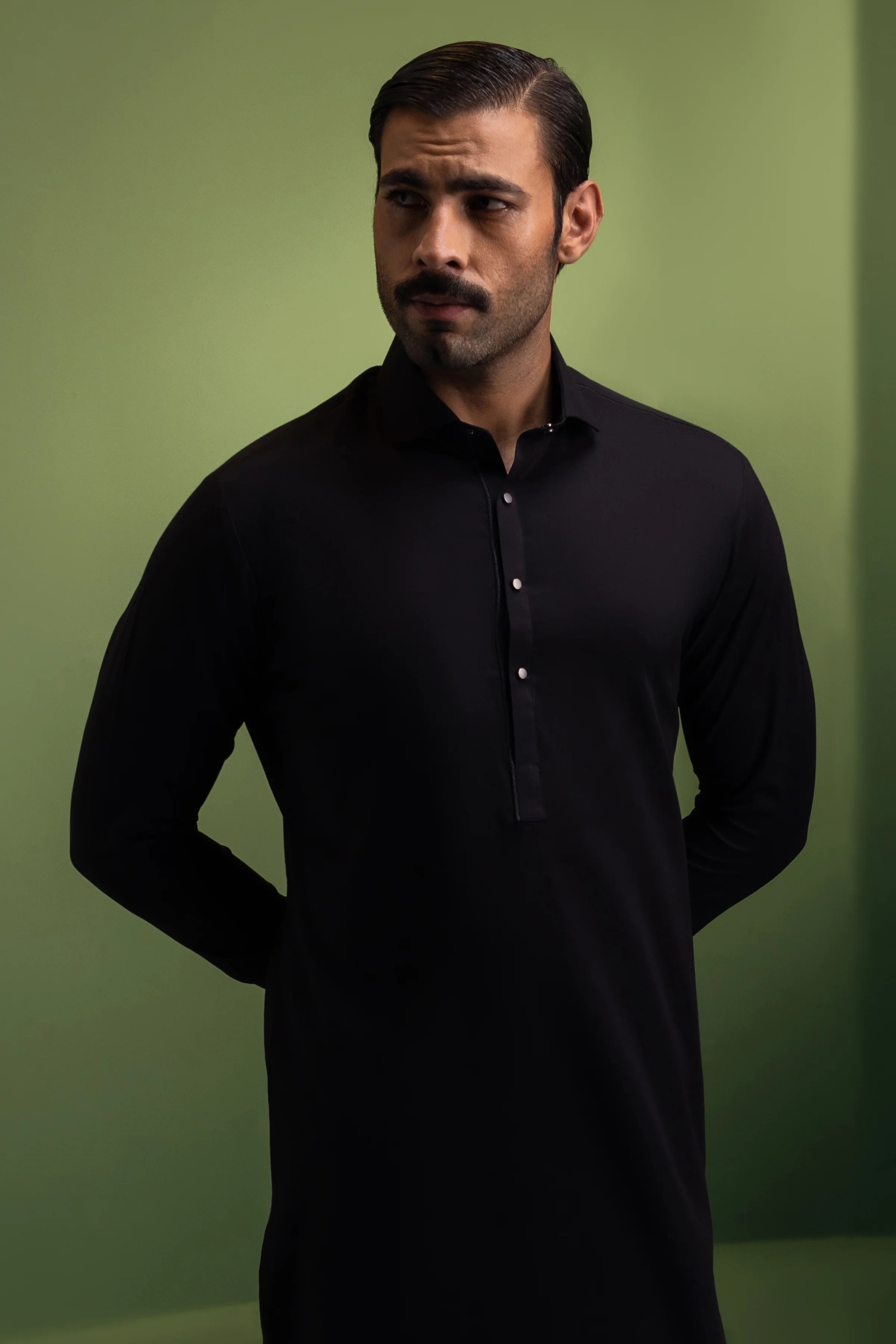 BLACK KURTA TROUSERS | CCMKT-US-39431-A3-SICILY - Image 4