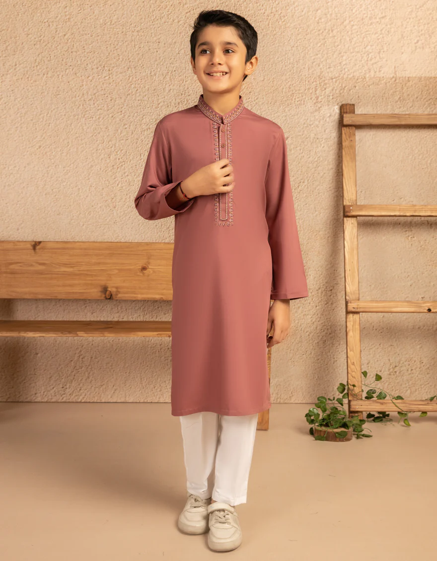 BRICK RED BLENDED KURTA | JCK-A-39295/S25/JJ99