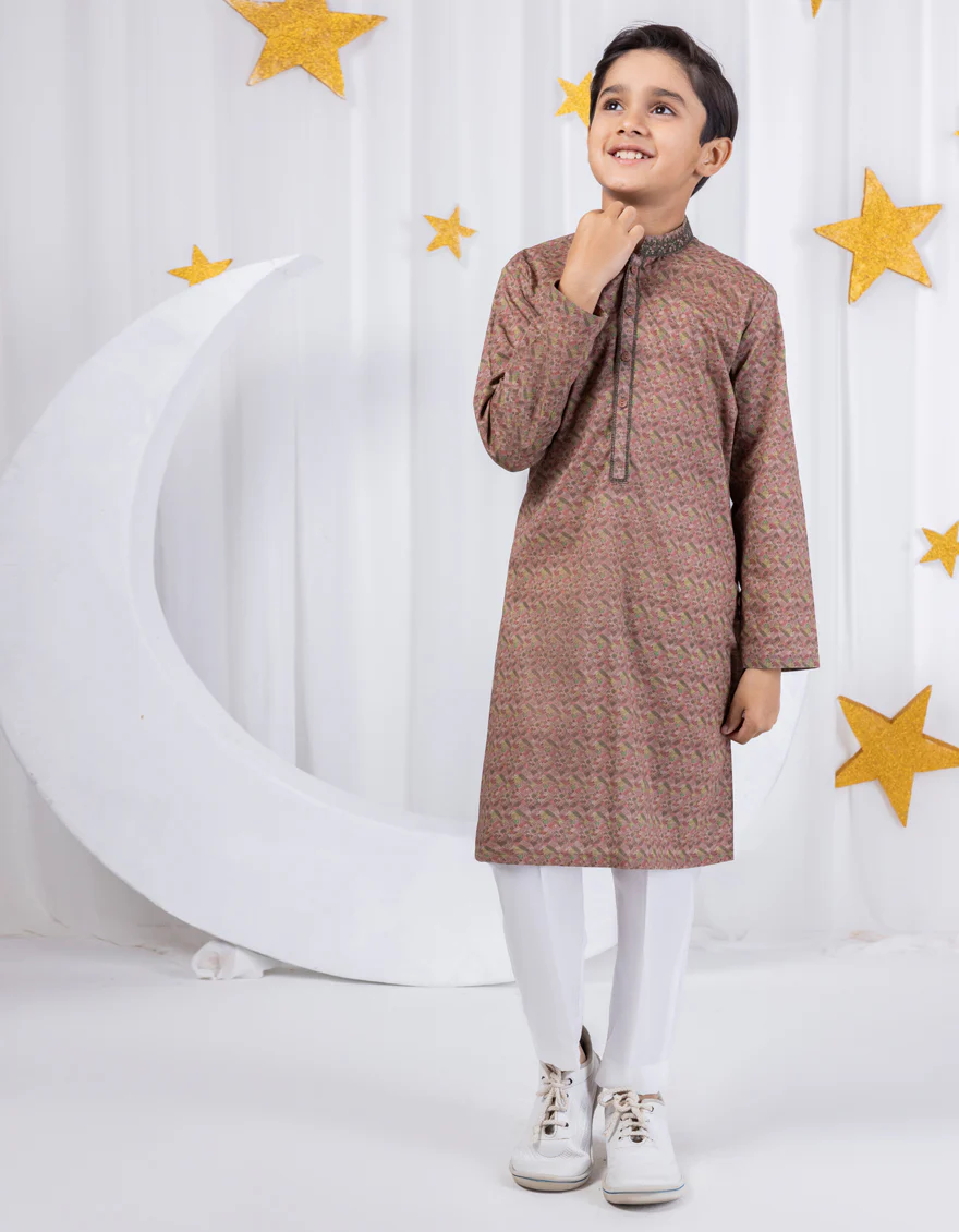 BROWN COTTON KURTA | JCK-S-39042/S24/JJ9212-SF