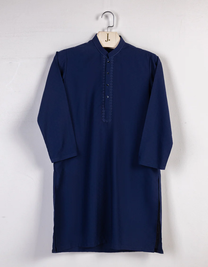 BLUE COTTON KURTA | JCK-S-46317/S24/JJ8752-SF