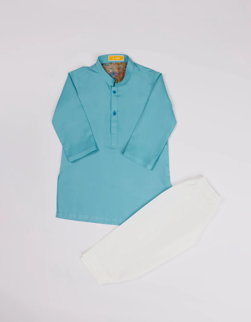 SKY BLUE COTTON KURTA | JCK-S-46848/S25/JJ10548-CL
