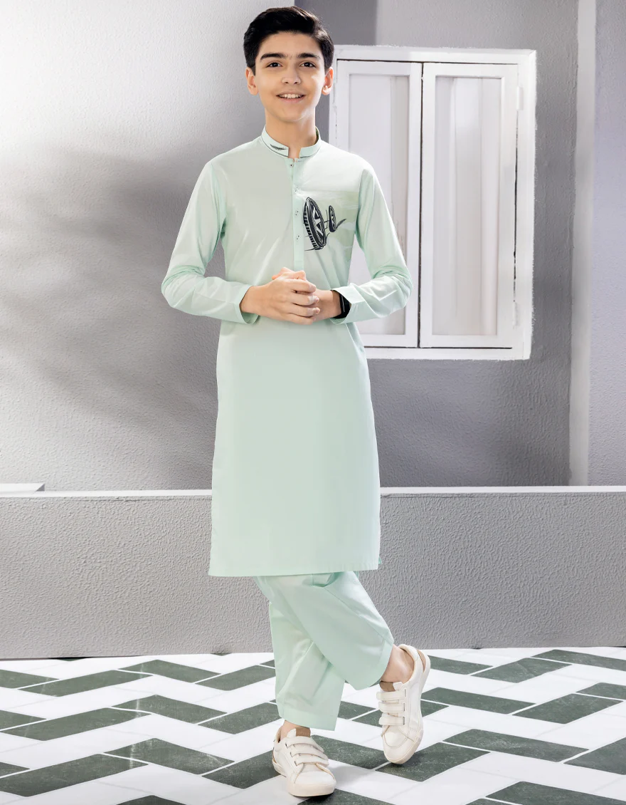 AQUA GREEN KAMEEZ SHALWAR | JCKS-S-US-46036/S23/JJ8332-CL