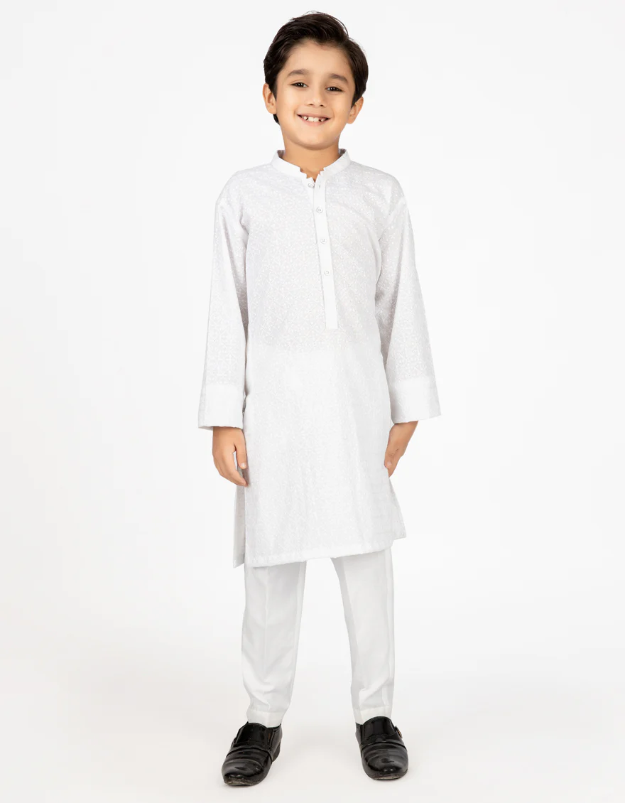 WHITE VISCOSE KAMEEZ SHALWAR | JCKS-US-44096/A22/JJ8082-CL