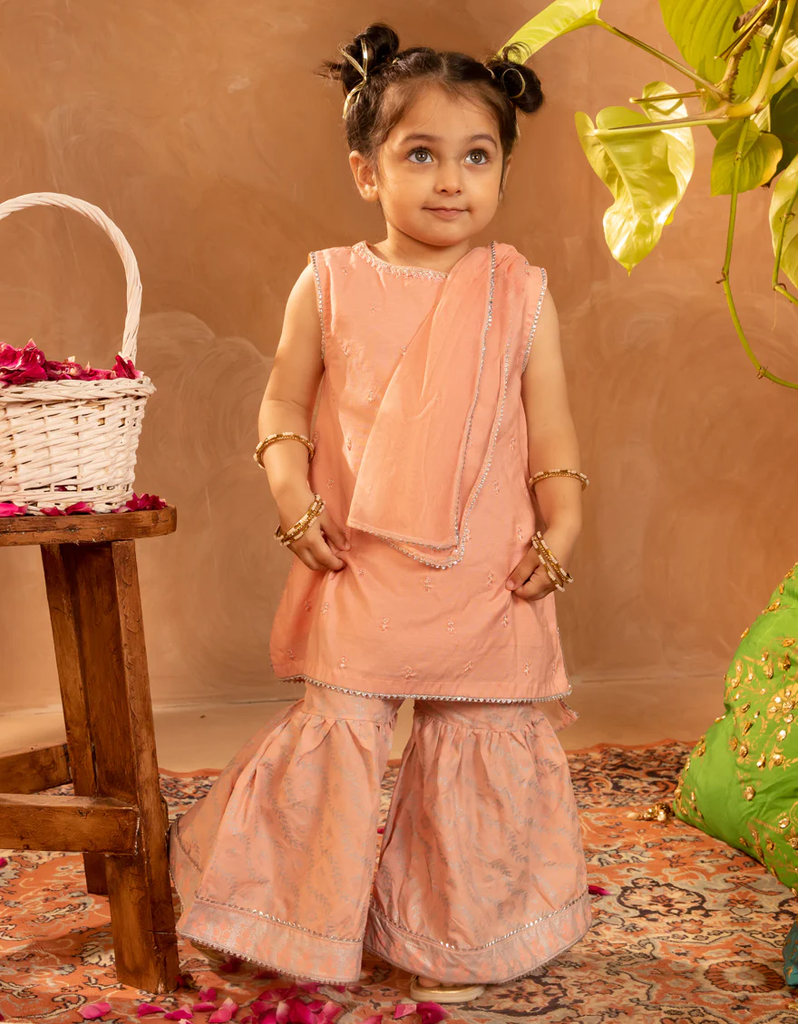 PINK COTTON SILK 3PC STITCHED | JGK-S-JIF-25-1704 FB