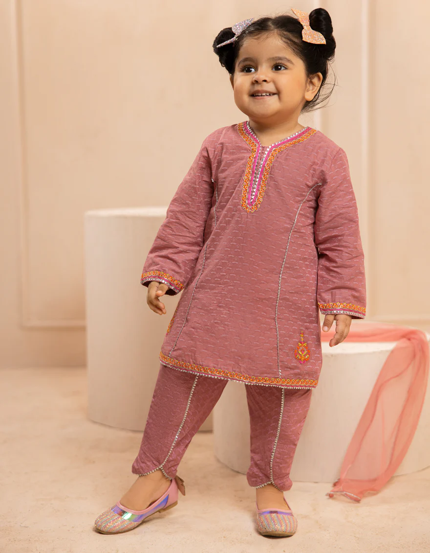 PINK LAWN 3PC STITCHED | JGK-S-JIF-25-1717 FB