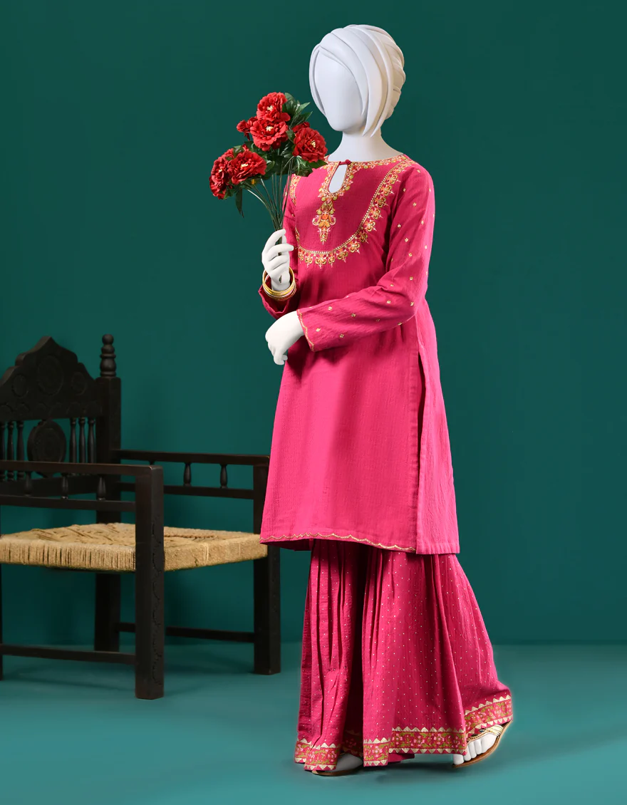 PINK DOBBY 2PC STITCHED | JGK-S-JJT2-US-22-036 FB/MIX-3903