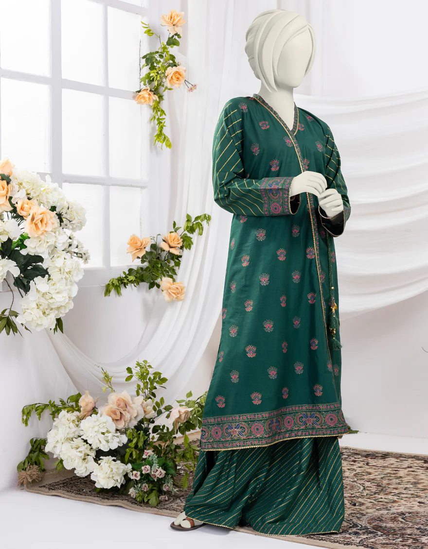GREEN LAWN 2PC STITCHED | JGK-S-YGTL-427-24 FB/CHAPPAI-01