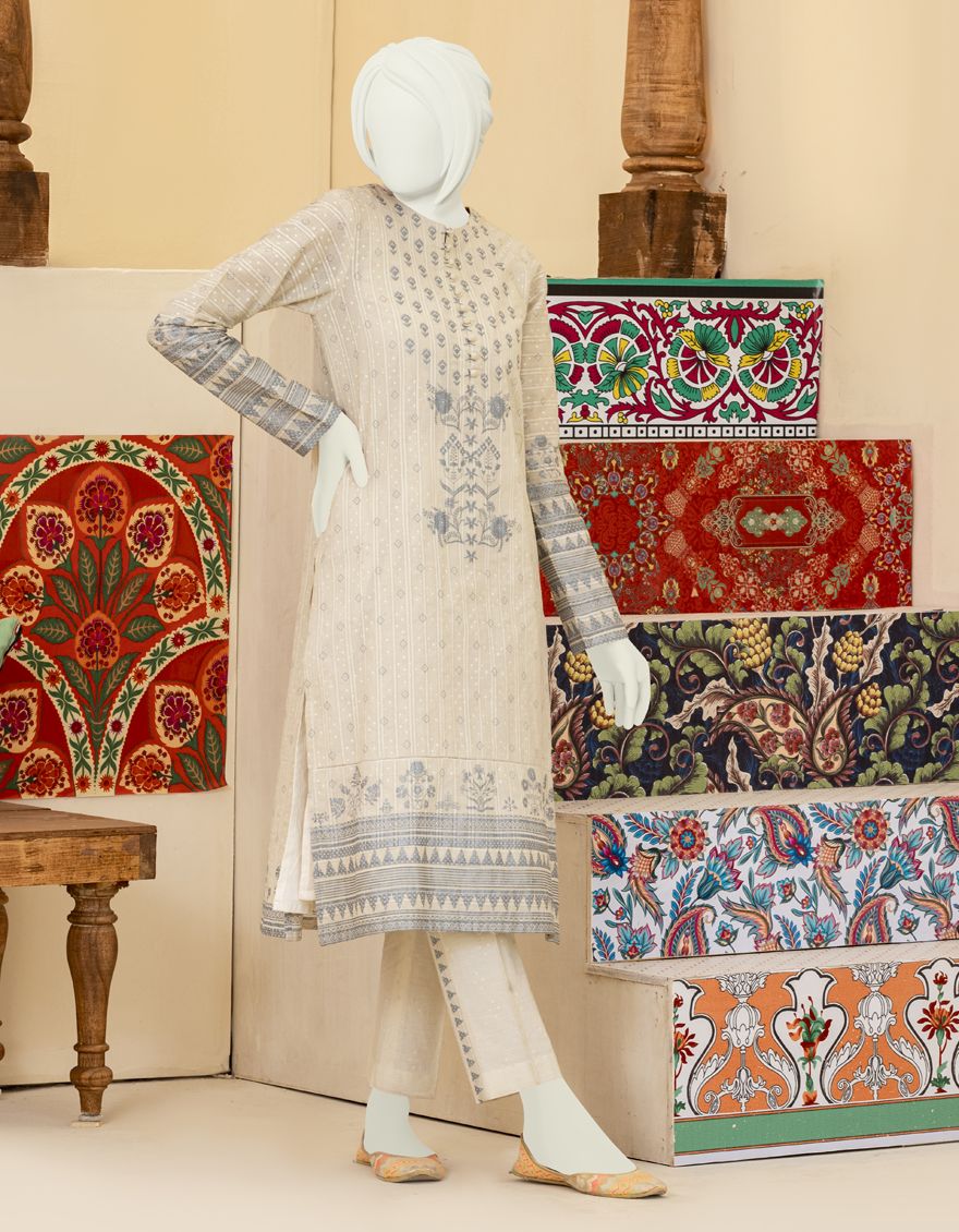 BLACK GRAPE LAWN 2PC STITCHED | JGK-YGTL-S-US-409-22 FB/WHITE-462