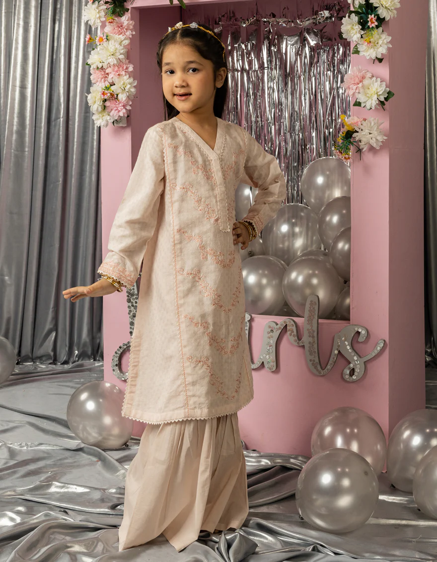 PINK DOBBY KURTI | JGLK-S-JGS-25-2513 F