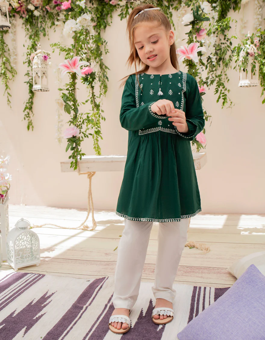 GREEN LAWN KURTI | JGLK-S-JJGK-US-22-001 FB/RFD