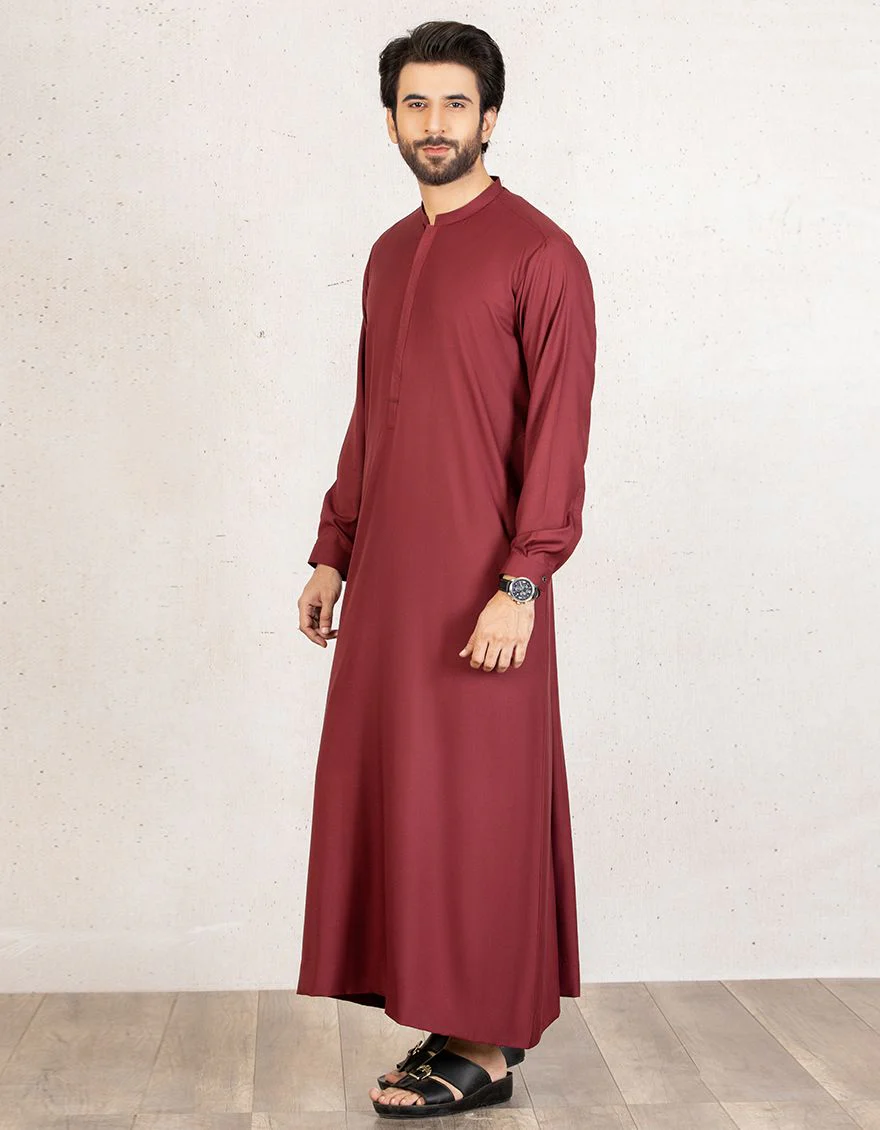 MAROON JUBBA | JJ-JUBBA-US-42222/S21/JJ7457-CL
