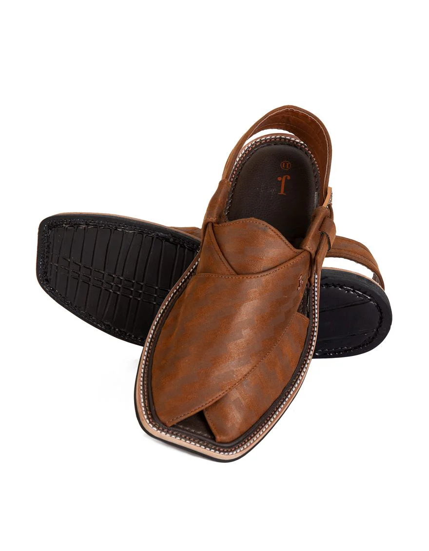 BROWN PESHAWARI SANDALS | JJFW-JPC-US-177/S21-HA-JJ6907