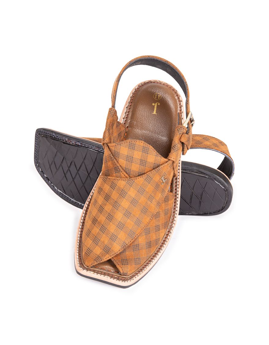 BROWN PESHAWARI SANDALS | JJFW-JPC-US-179/S20-ZU-JJ6904
