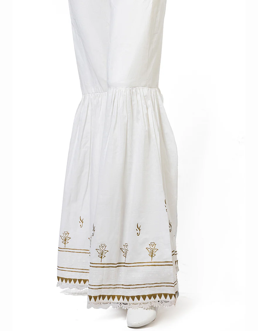 WHITE CAMBRIC TROUSERS | JJGH-S-JPWT-US-23-593 FB/US-22-001
