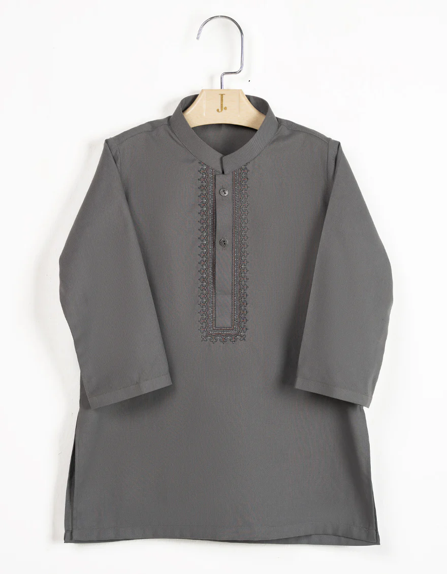 GREY BLENDED KAMEEZ SHALWAR | JJIKS-A-50086/S25/JJ8733-SF