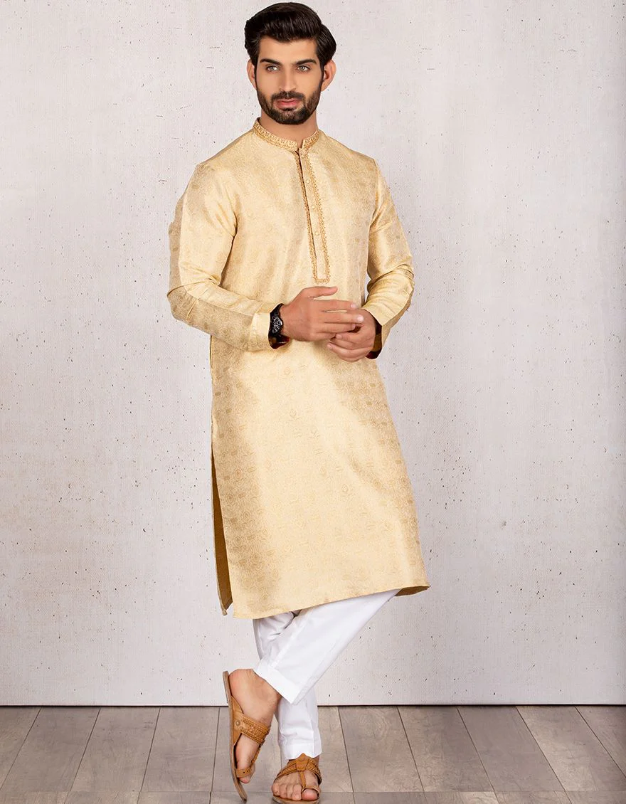GOLDEN SPECIAL KURTA | JJK-A-SP-US-33263/S20/JJ7063