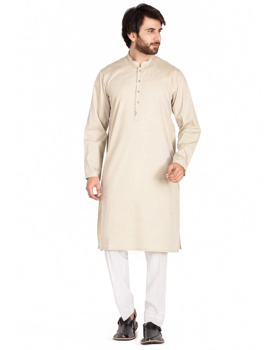 LIGHT FAWN KURTA | JJK-A-US-32405/S20/JJ6642
