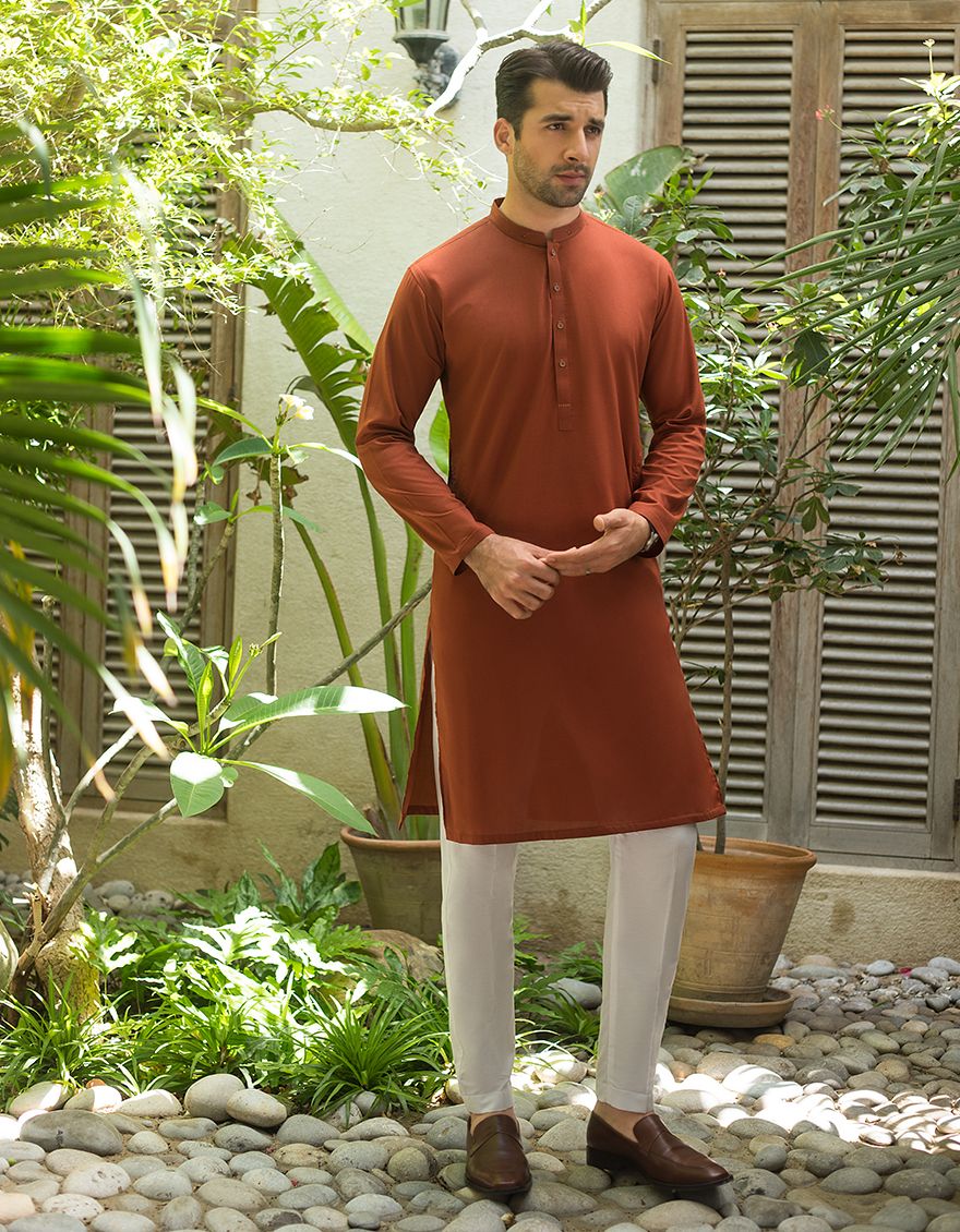 RUST KURTA | JJK-A-US-32445/S20/JJ6690