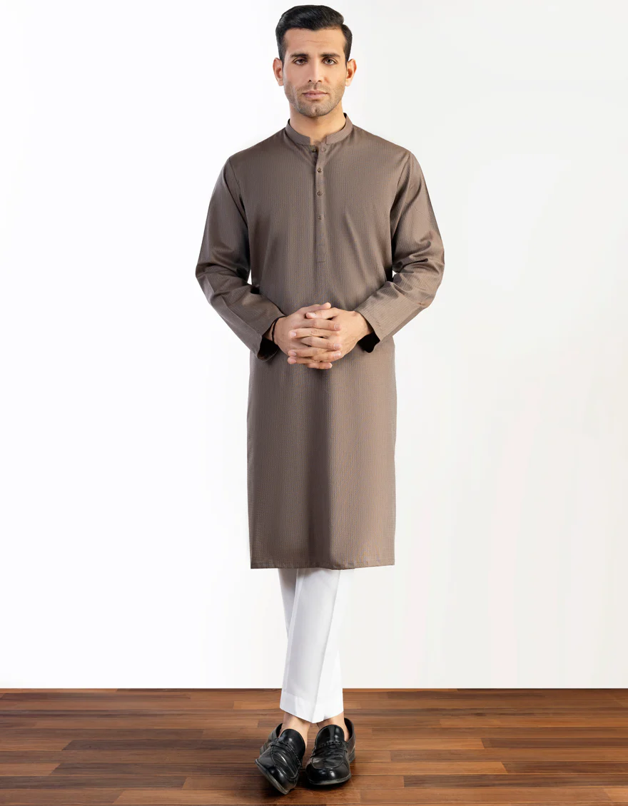 RUST COTTON KURTA | JJK-A-US-47082/S23/JJ8674-PN
