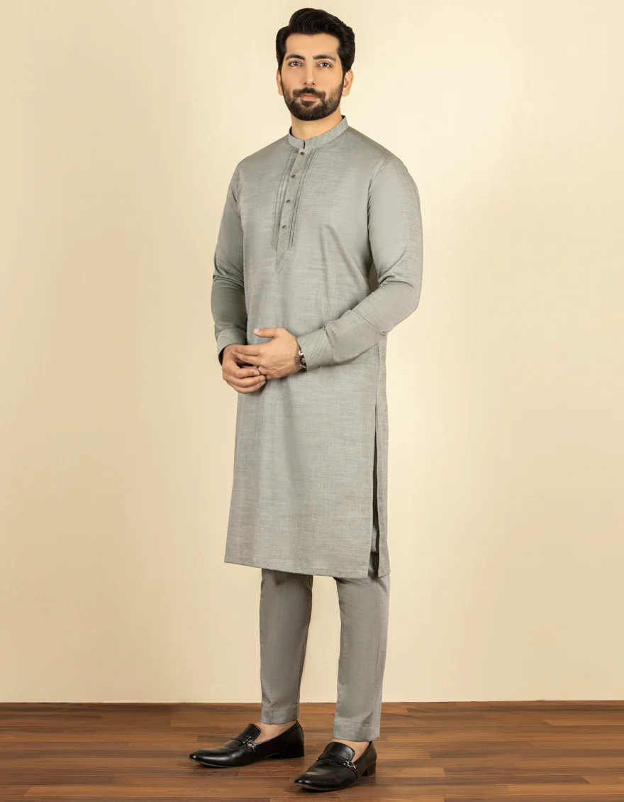 LIGHT GREEN COTTON KURTA TROUSERS | JJKP-S-US-34205/S22/JJ7689-CL