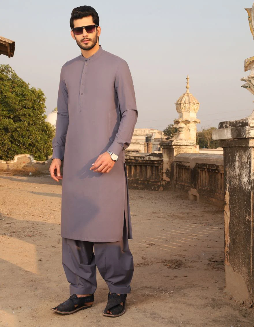 DULL PURPLE KAMEEZ SHALWAR | JJKS-S-US-36674/S20/JJ6973