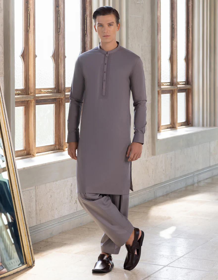 LIGHT PURPLE COTTON KAMEEZ SHALWAR | JJKS-S-US-37699/S23/JJ8804-SF