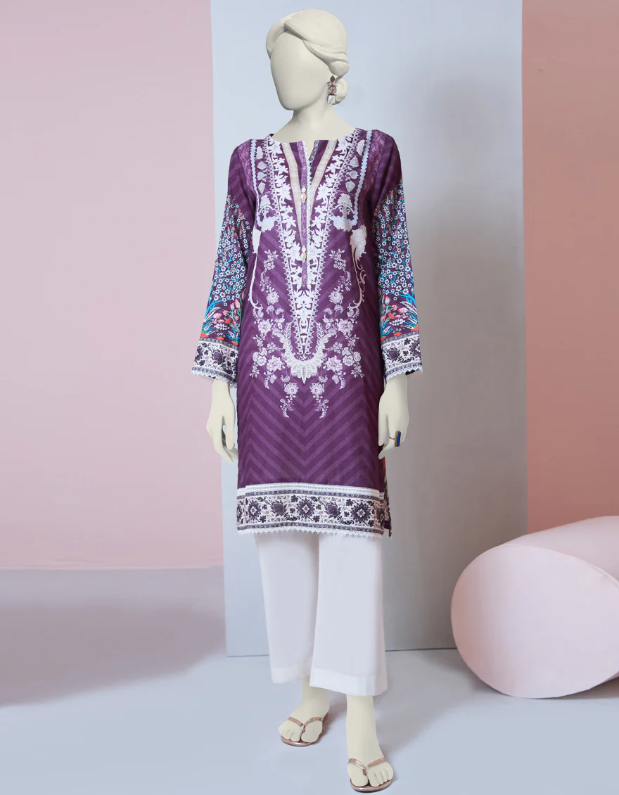 PURPLE KHADDAR KURTI | JJLK-S-JPWK-US-23-976 FB/JQ-922