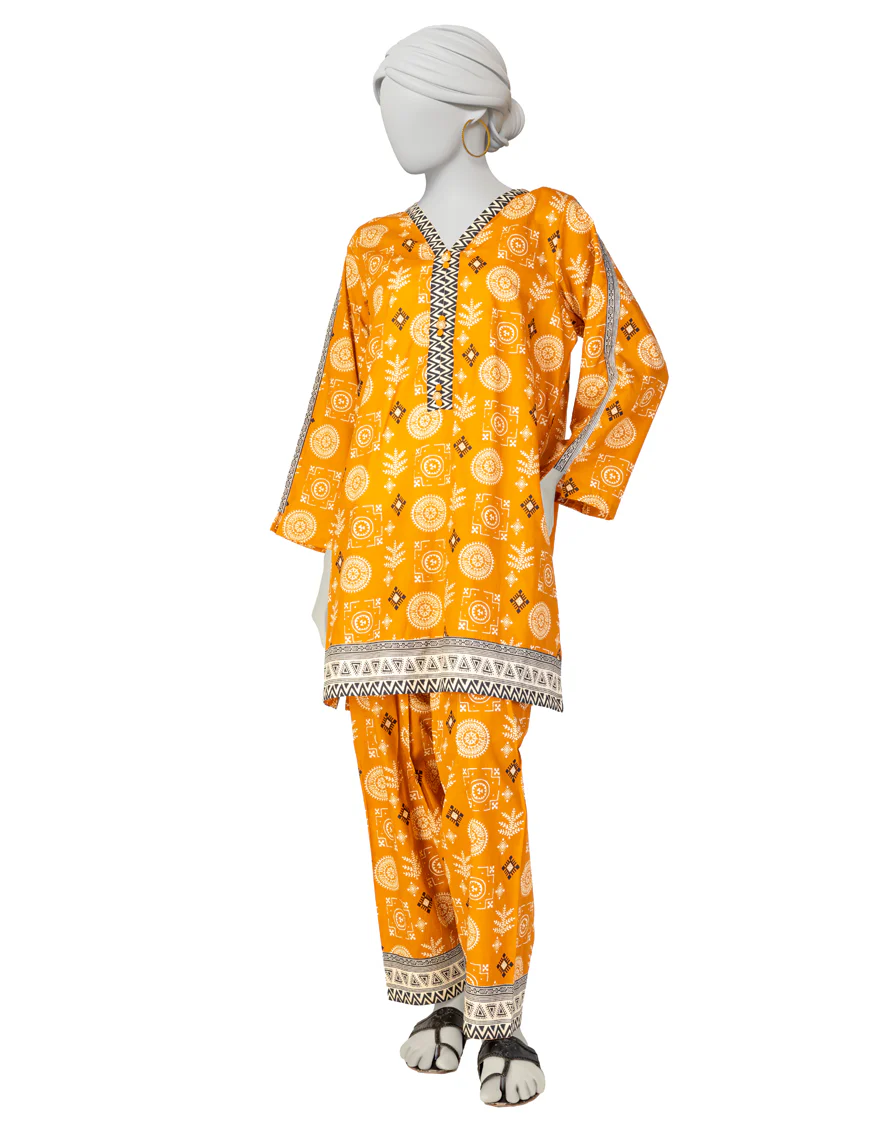 BROWN LAWN KURTI | JJLK-S-JSS-25-367 FB/ESSENTIALS-19