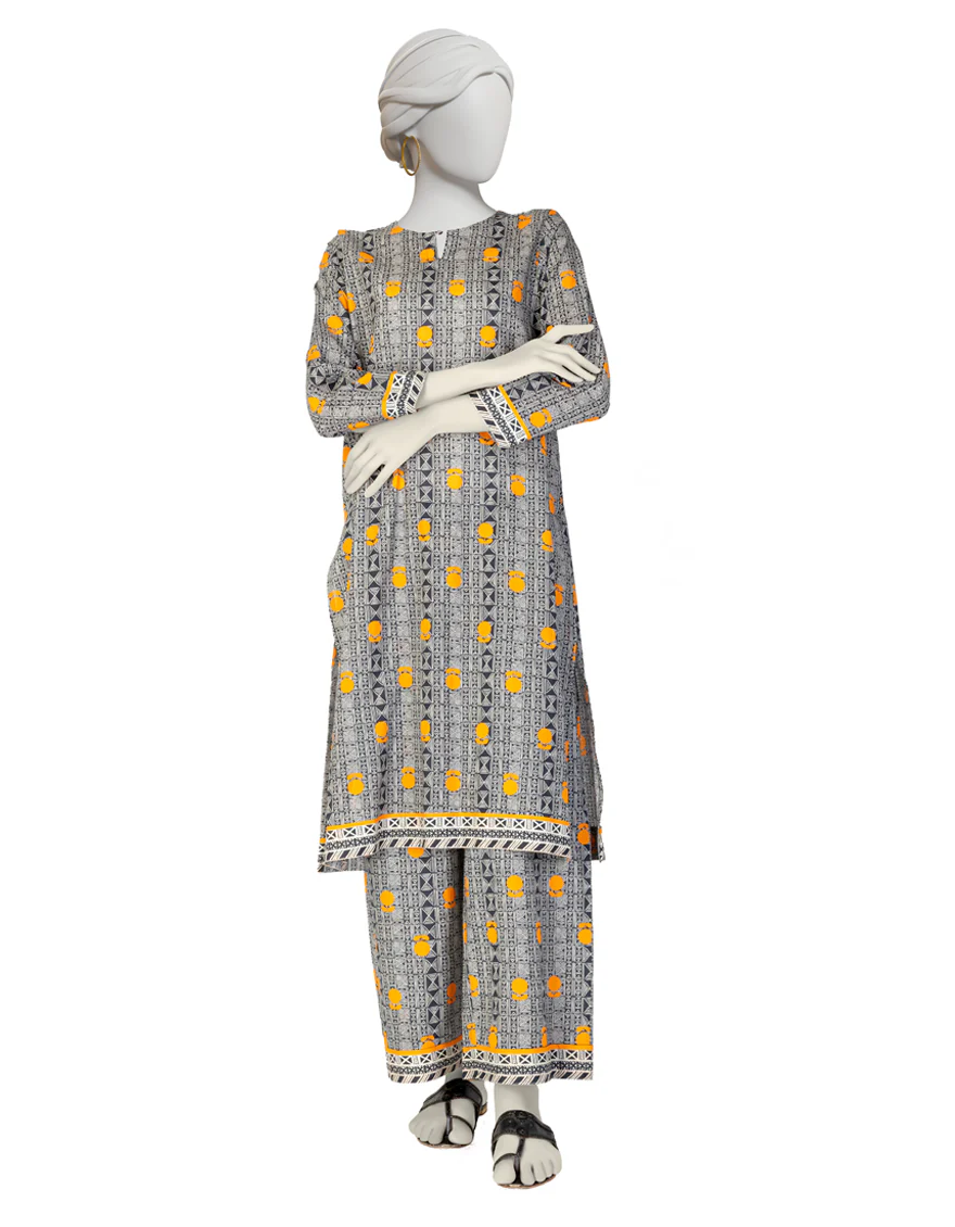 BLACK LAWN KURTI | JJLK-S-JSS-25-370 FB/ESSENTIALS-22