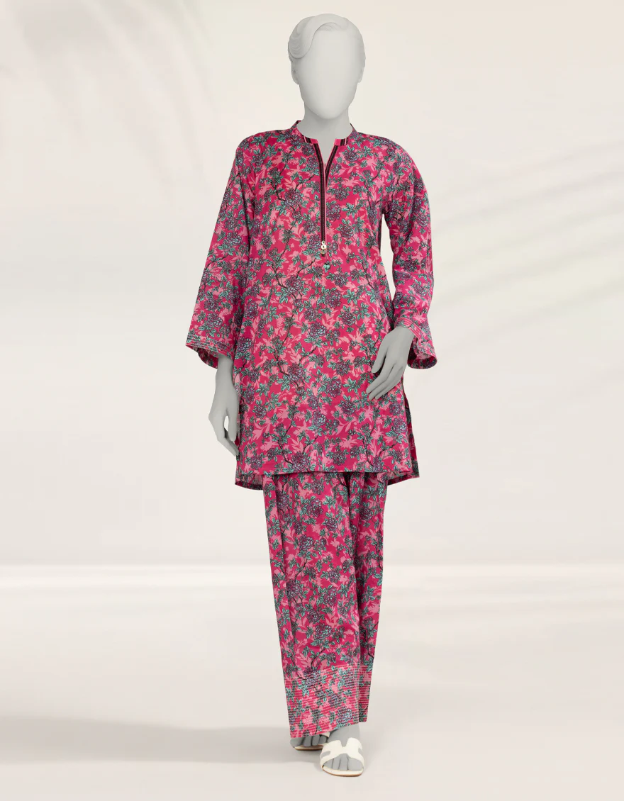 PINK LAWN KURTI | JJLK-S-JSS-25-520 FB/ESSENTIALS-61