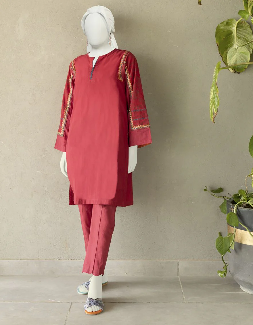 MAROON KURTI | JJLK-S-JSS-US-22-325 FB/SCARLET