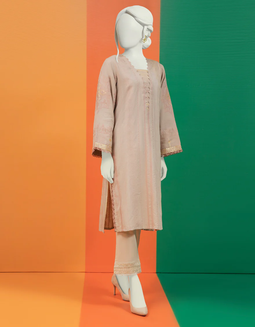 BROWN JACQUARD KURTI | JJLK-S-JSS-US-22-431 FB/LUCIE