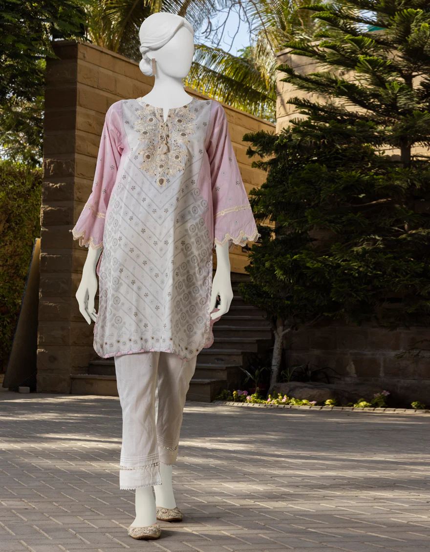 PINK LAWN KURTI | JJLK-S-JSS-US-23-392 FB/JEETE