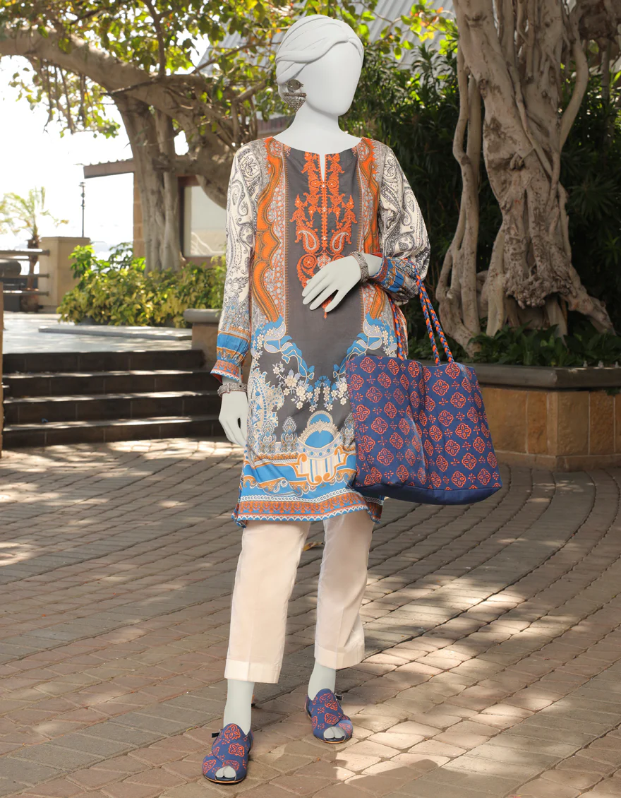 MULTI LAWN KURTI | JJLK-S-JSS-US-23-433 FB/ETRO-4