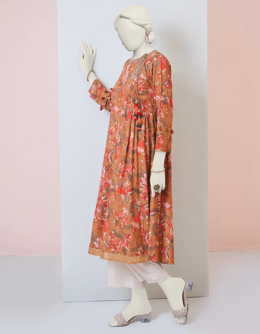 ORANGE KURTI | JJLK-W-JPWK-US-23-982 FB/EMPRESS 23-4127