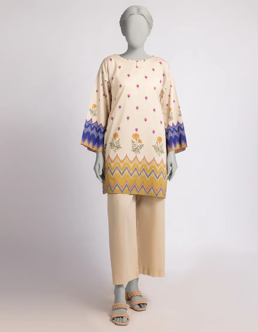OFF WHITE CAMBRIC KURTI | JJLK-W-JSS-25-581 FB/ESSENTIALS-84