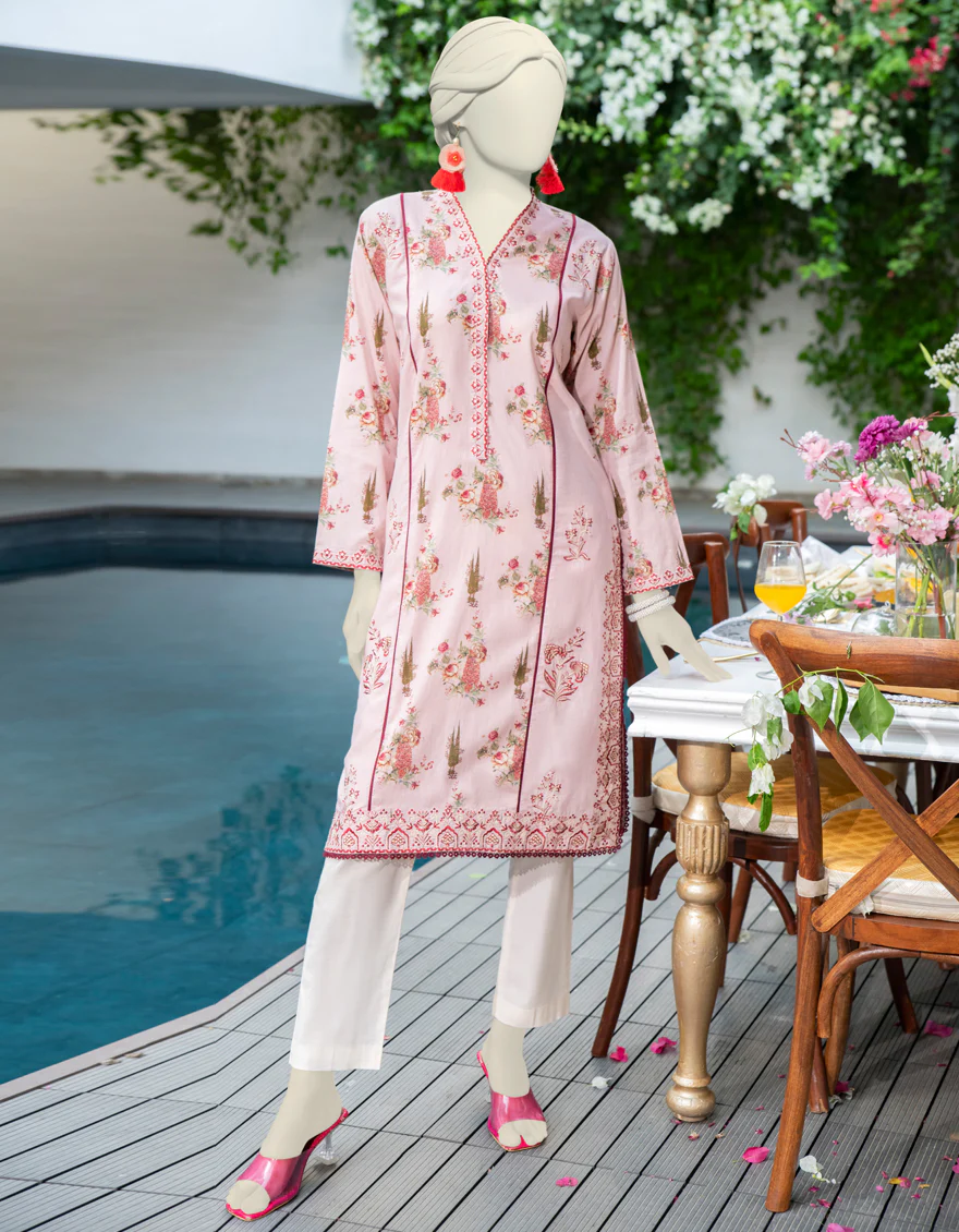 PINK CAMBRIC KURTI | JJLK-W-JWS-24-3082 FB/SPRING FLORAL-02