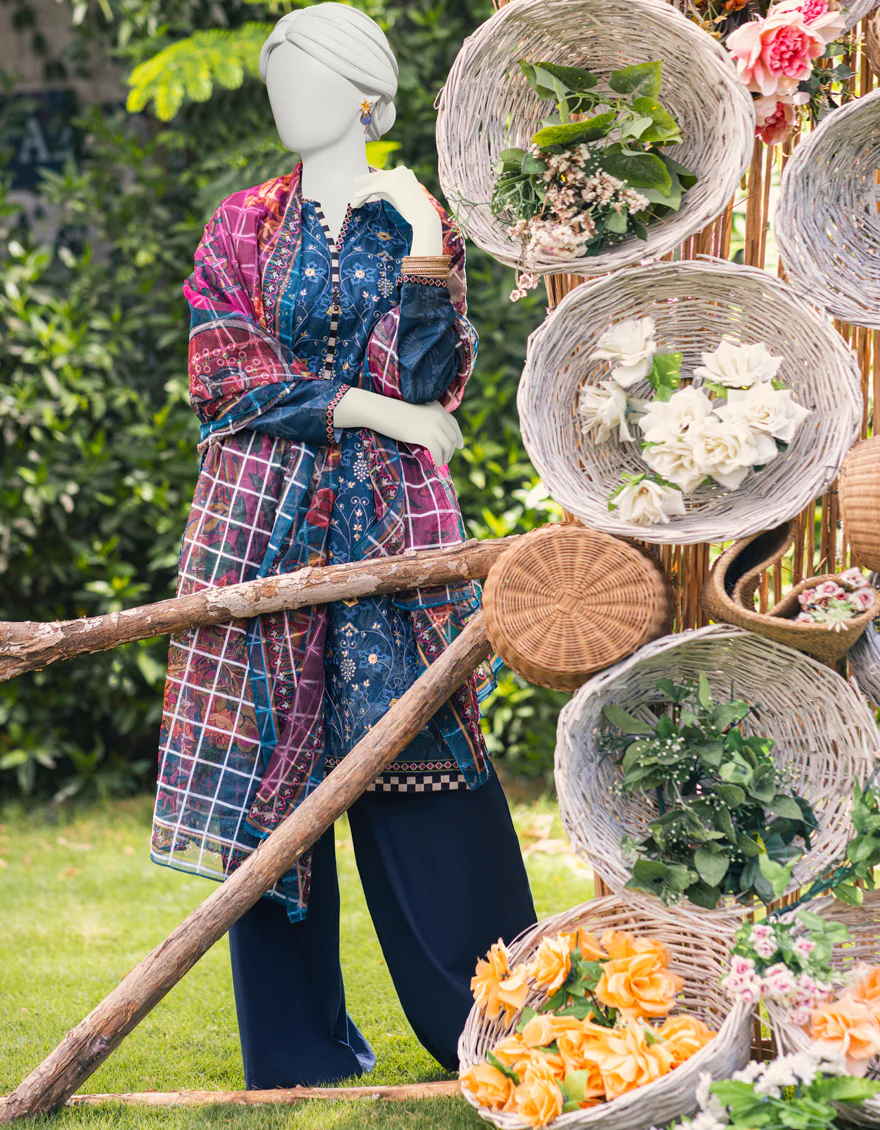 BLUE LAWN 3PC UNSTITCHED | JJLS-S-JPUS-US-23-584 JA-908